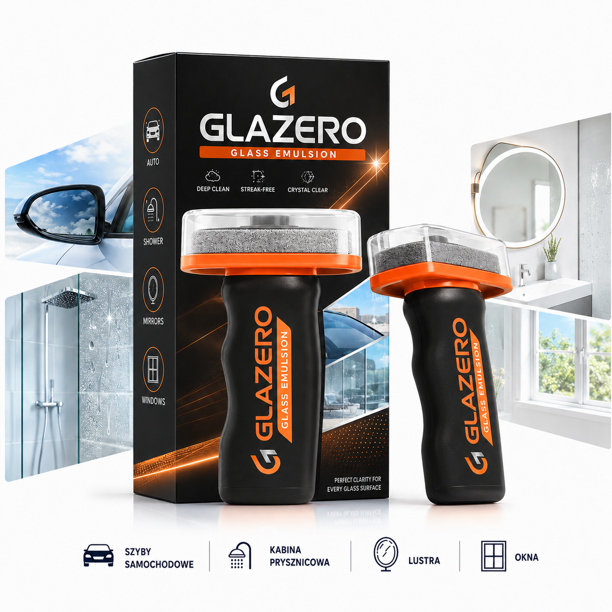 Glazero™ – Pasta do Czyszczenia Szyb